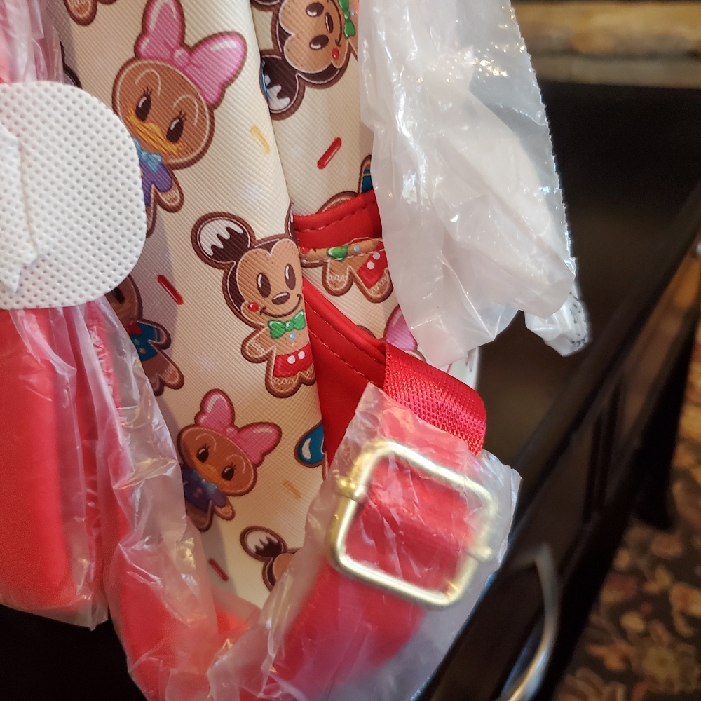 Mickey and Minnie Gingerbread Loungefly Backpack-NWT - Picture 8 of 8
